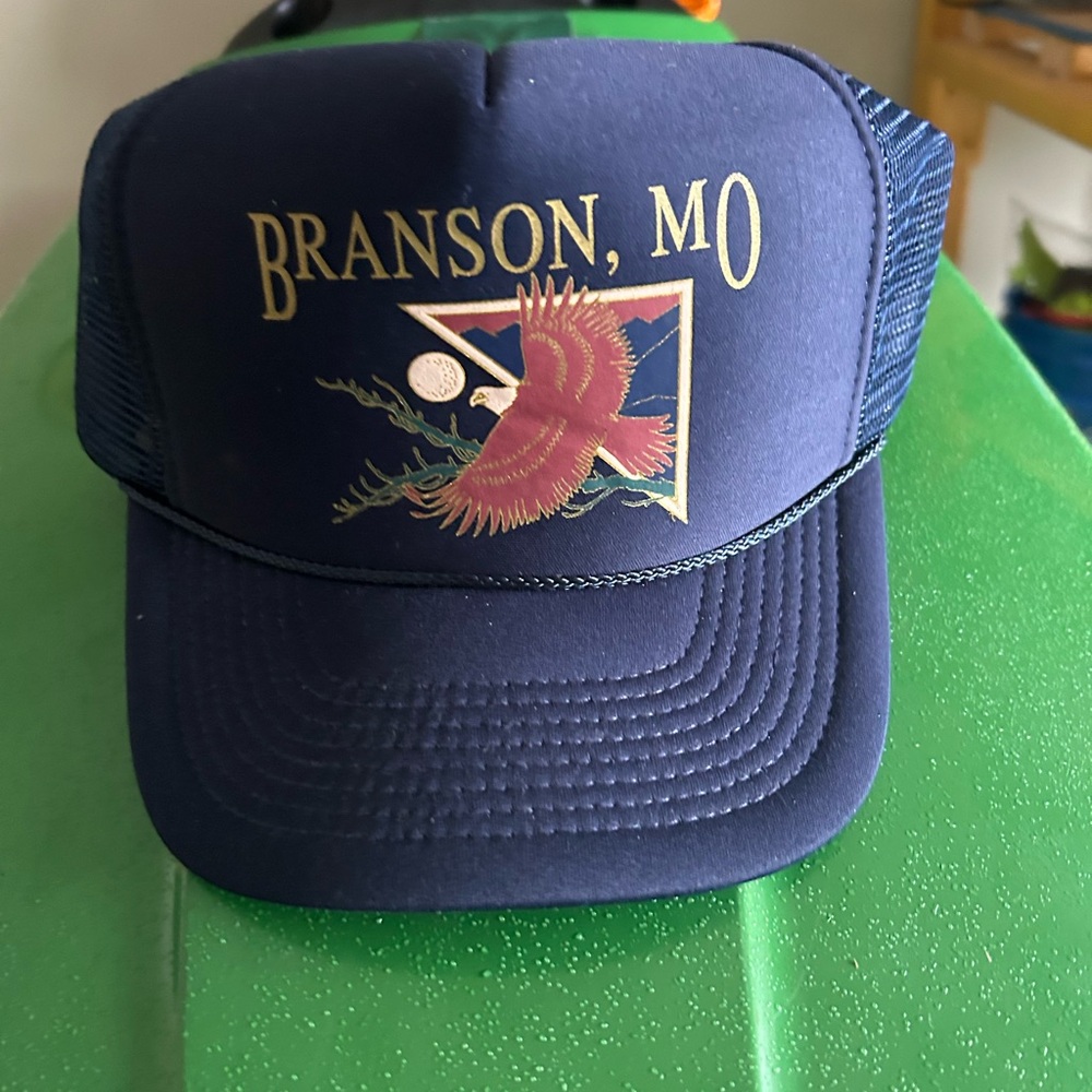Branson MO Blue Trucker Hat
